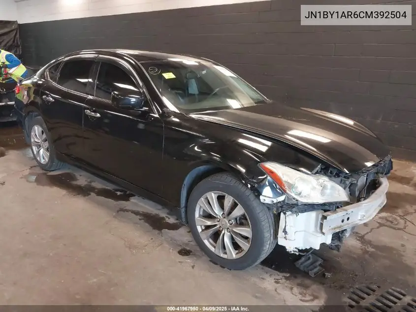 2012 Infiniti M37X VIN: JN1BY1AR6CM392504 Lot: 41967950