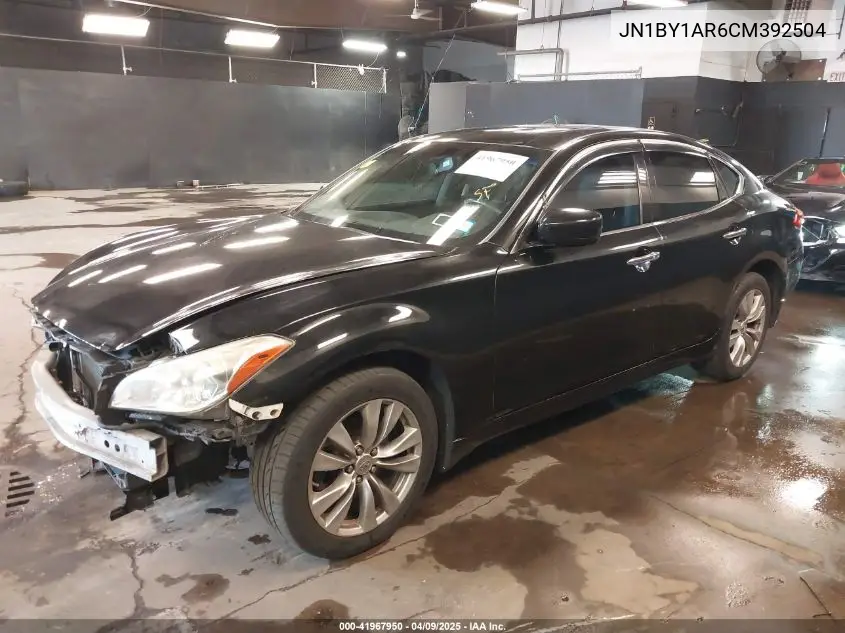 2012 Infiniti M37X VIN: JN1BY1AR6CM392504 Lot: 41967950