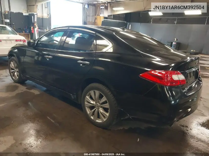 2012 Infiniti M37X VIN: JN1BY1AR6CM392504 Lot: 41967950