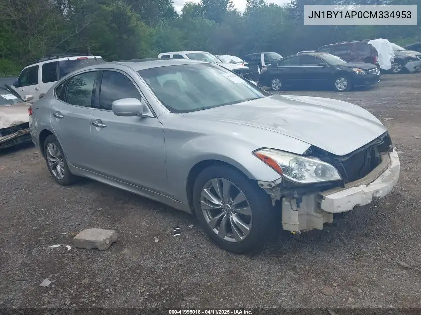 2012 Infiniti M37 VIN: JN1BY1AP0CM334953 Lot: 41995018