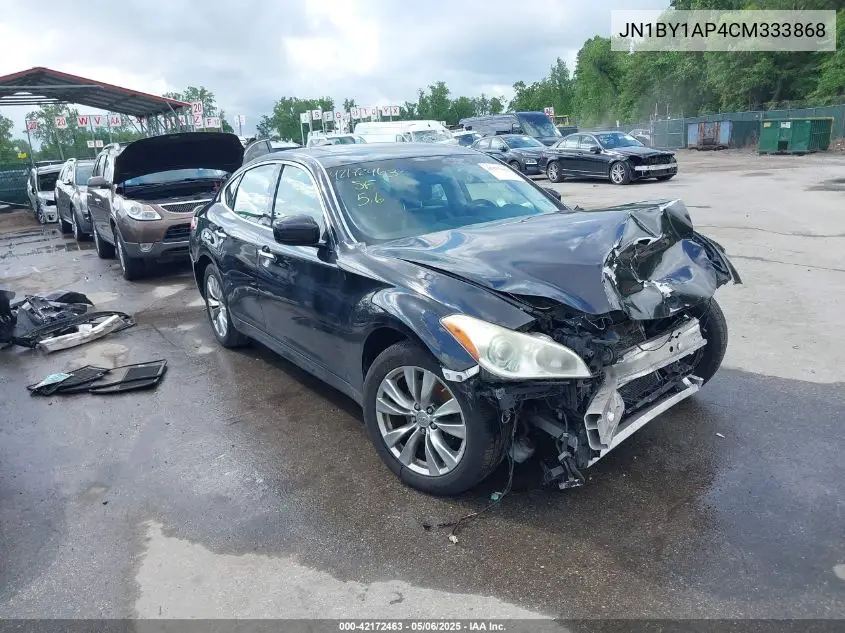 2012 Infiniti M37 VIN: JN1BY1AP4CM333868 Lot: 42172463