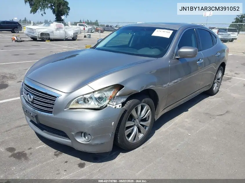 2012 Infiniti M37X VIN: JN1BY1AR3CM391052 Lot: 42178760