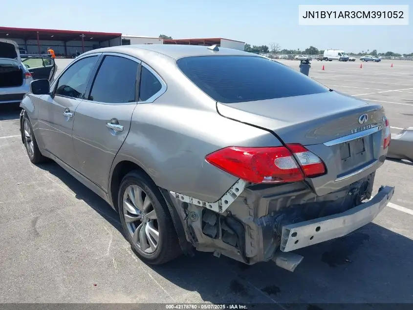 2012 Infiniti M37X VIN: JN1BY1AR3CM391052 Lot: 42178760