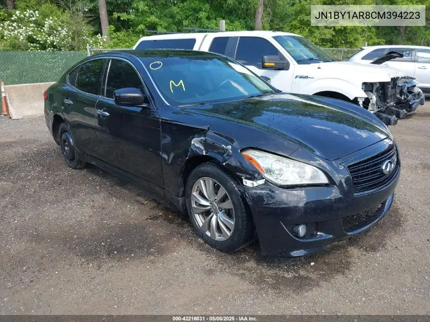 2012 Infiniti M37X VIN: JN1BY1AR8CM394223 Lot: 42216831