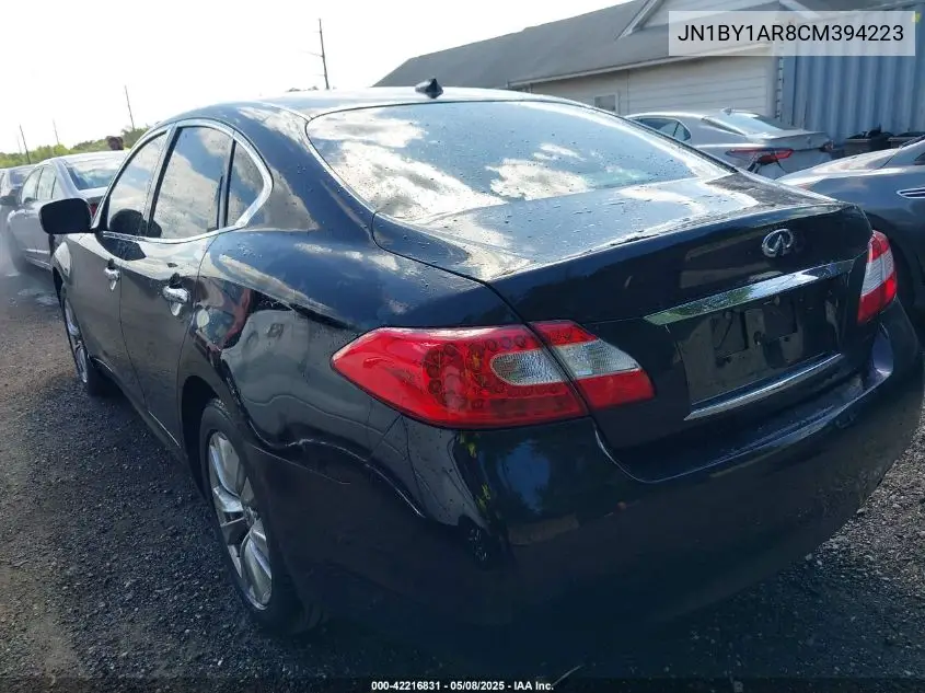 2012 Infiniti M37X VIN: JN1BY1AR8CM394223 Lot: 42216831