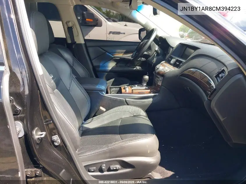 2012 Infiniti M37X VIN: JN1BY1AR8CM394223 Lot: 42216831