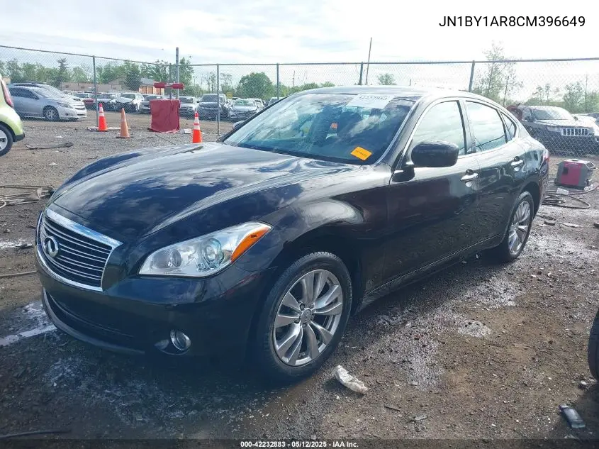 2012 Infiniti M37X VIN: JN1BY1AR8CM396649 Lot: 42232883