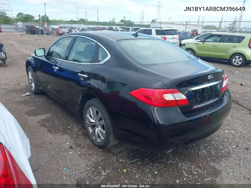 2012 Infiniti M37X VIN: JN1BY1AR8CM396649 Lot: 42232883