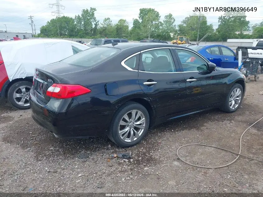 2012 Infiniti M37X VIN: JN1BY1AR8CM396649 Lot: 42232883