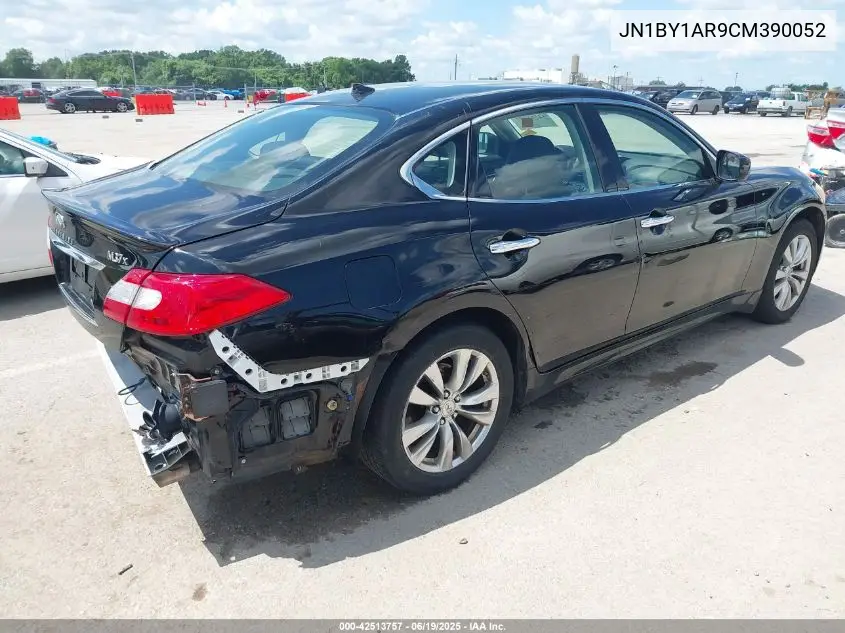 2012 Infiniti M37X VIN: JN1BY1AR9CM390052 Lot: 42513757
