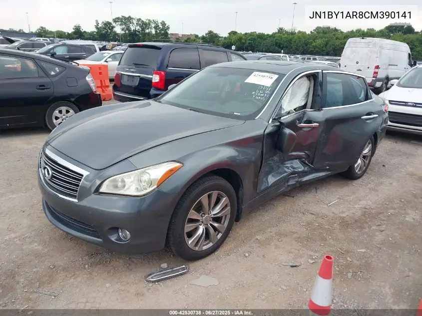 2012 Infiniti M37X VIN: JN1BY1AR8CM390141 Lot: 42530738