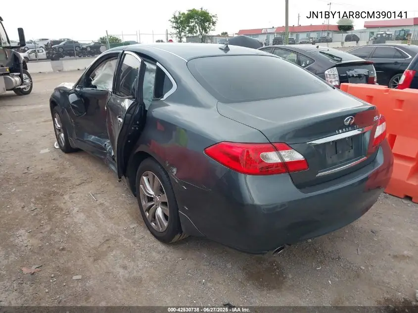 2012 Infiniti M37X VIN: JN1BY1AR8CM390141 Lot: 42530738