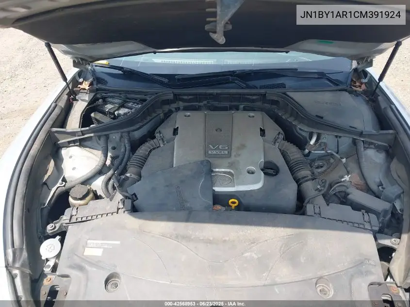 2012 Infiniti M37X VIN: JN1BY1AR1CM391924 Lot: 42568953