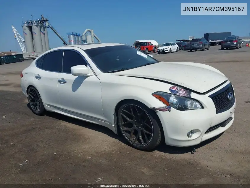2012 Infiniti M37X VIN: JN1BY1AR7CM395167 Lot: 42587395