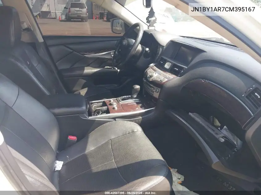 2012 Infiniti M37X VIN: JN1BY1AR7CM395167 Lot: 42587395