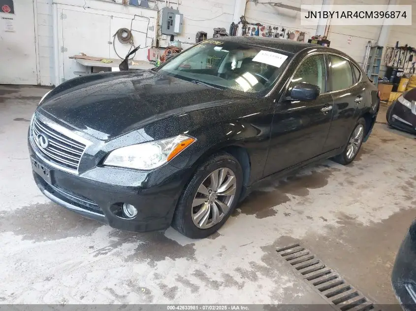 2012 Infiniti M37X VIN: JN1BY1AR4CM396874 Lot: 42633981