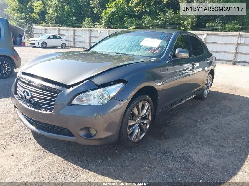 2012 Infiniti M37X VIN: JN1BY1AR5CM391117 Lot: 42650137