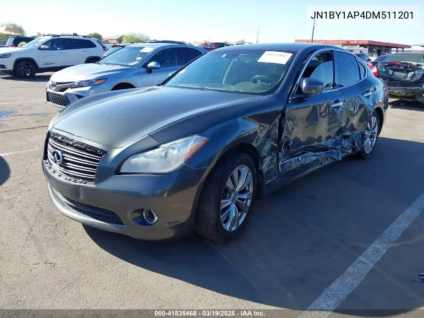 2013 Infiniti M37 VIN: JN1BY1AP4DM511201 Lot: 41835468