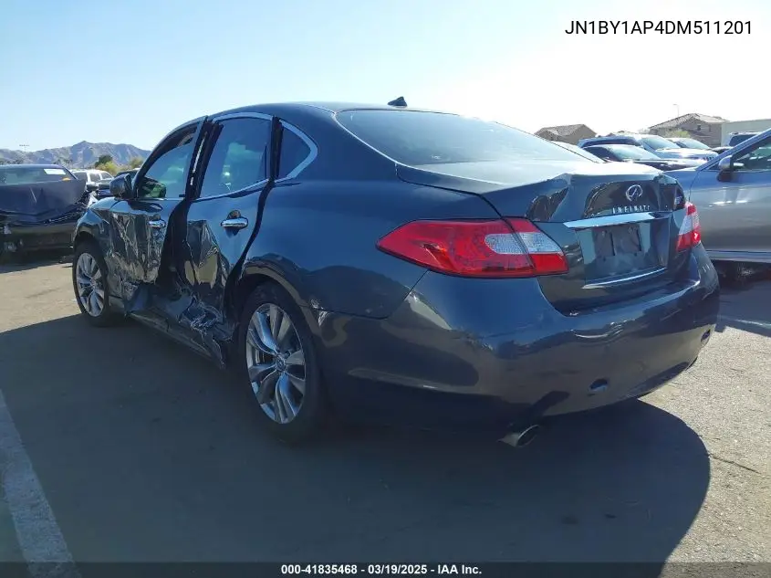 2013 Infiniti M37 VIN: JN1BY1AP4DM511201 Lot: 41835468