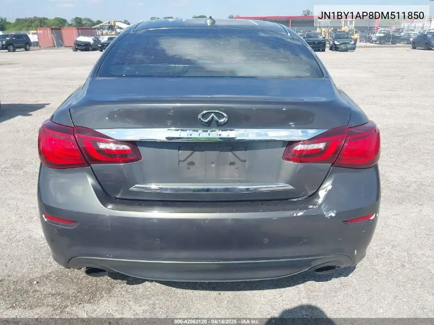 2013 Infiniti M37 VIN: JN1BY1AP8DM511850 Lot: 42063120