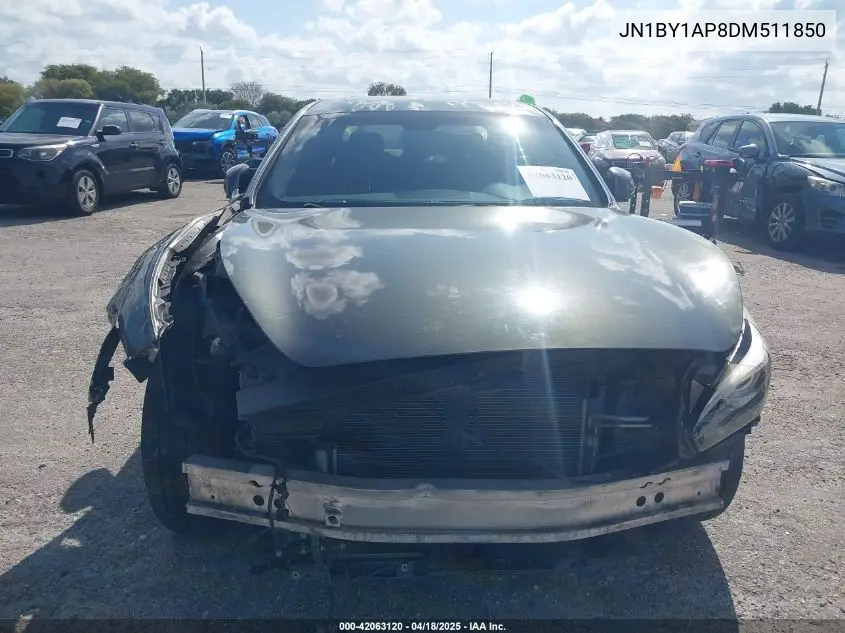 2013 Infiniti M37 VIN: JN1BY1AP8DM511850 Lot: 42063120