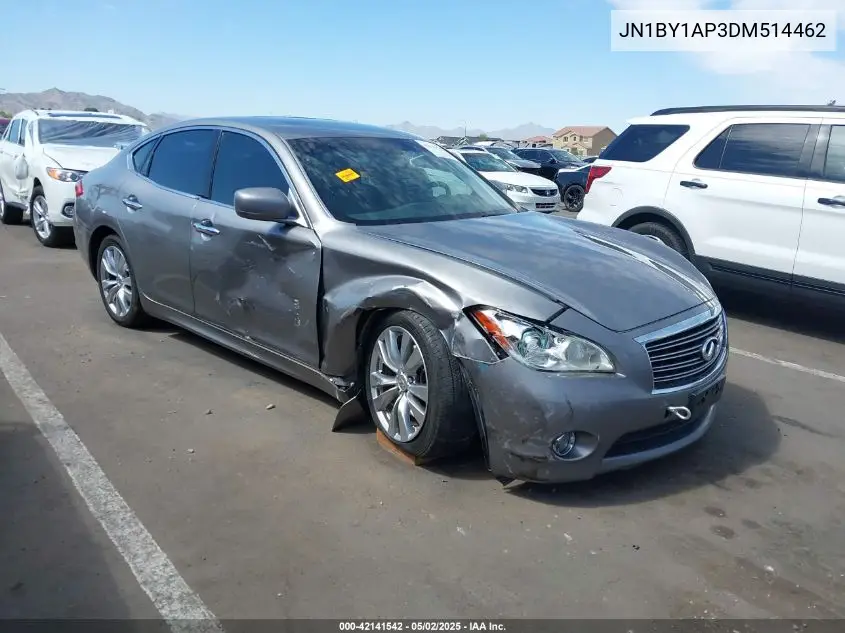2013 Infiniti M37 VIN: JN1BY1AP3DM514462 Lot: 42141542