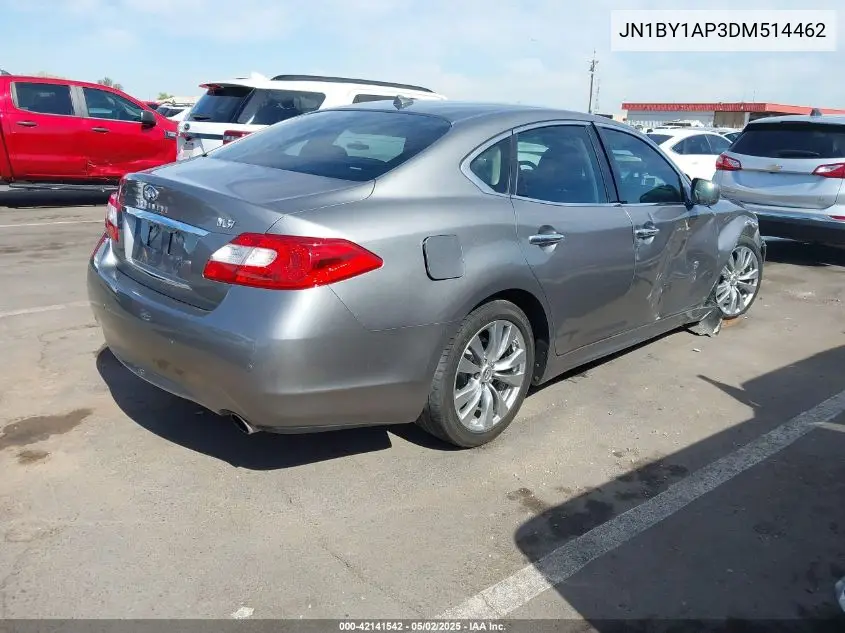 2013 Infiniti M37 VIN: JN1BY1AP3DM514462 Lot: 42141542