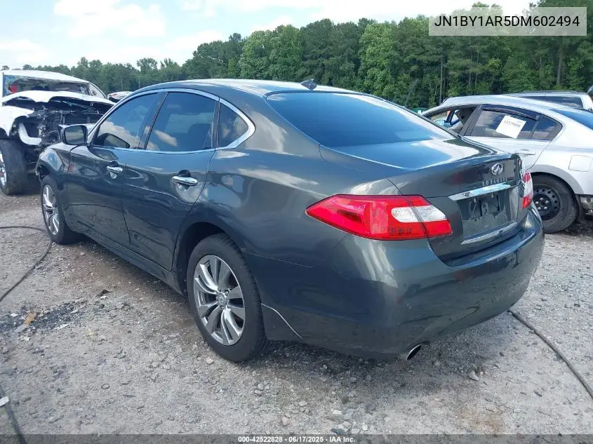 2013 Infiniti M37X VIN: JN1BY1AR5DM602494 Lot: 42522828