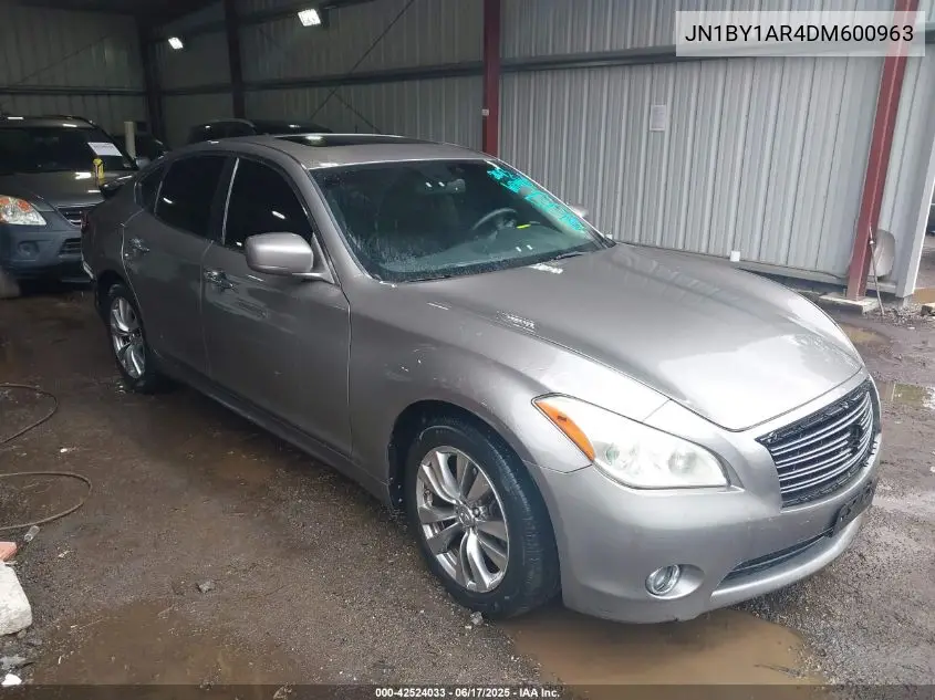 2013 Infiniti M37X VIN: JN1BY1AR4DM600963 Lot: 42524033