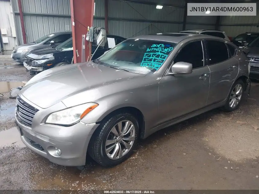 2013 Infiniti M37X VIN: JN1BY1AR4DM600963 Lot: 42524033