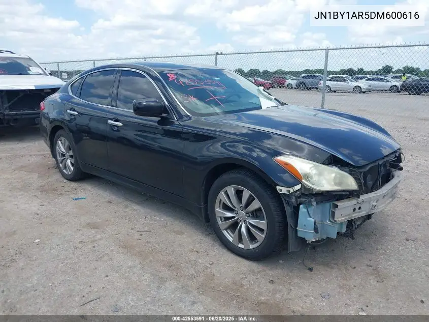 2013 Infiniti M37X VIN: JN1BY1AR5DM600616 Lot: 42553591
