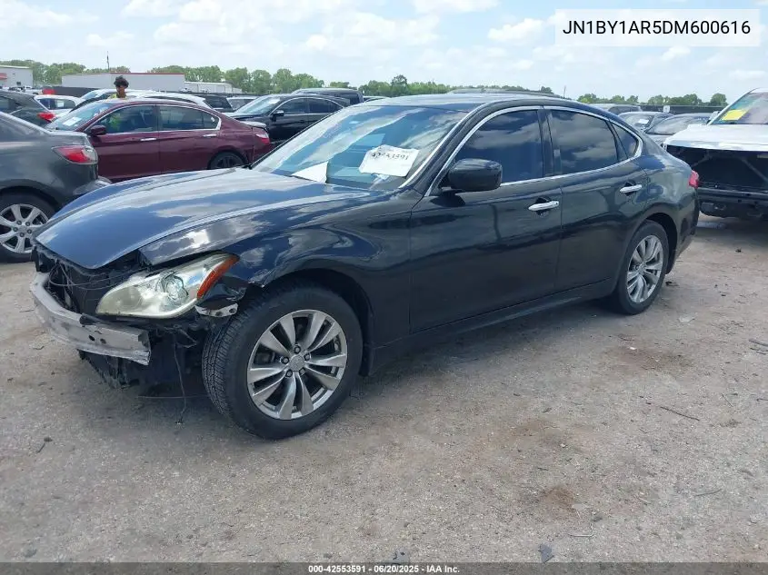 2013 Infiniti M37X VIN: JN1BY1AR5DM600616 Lot: 42553591
