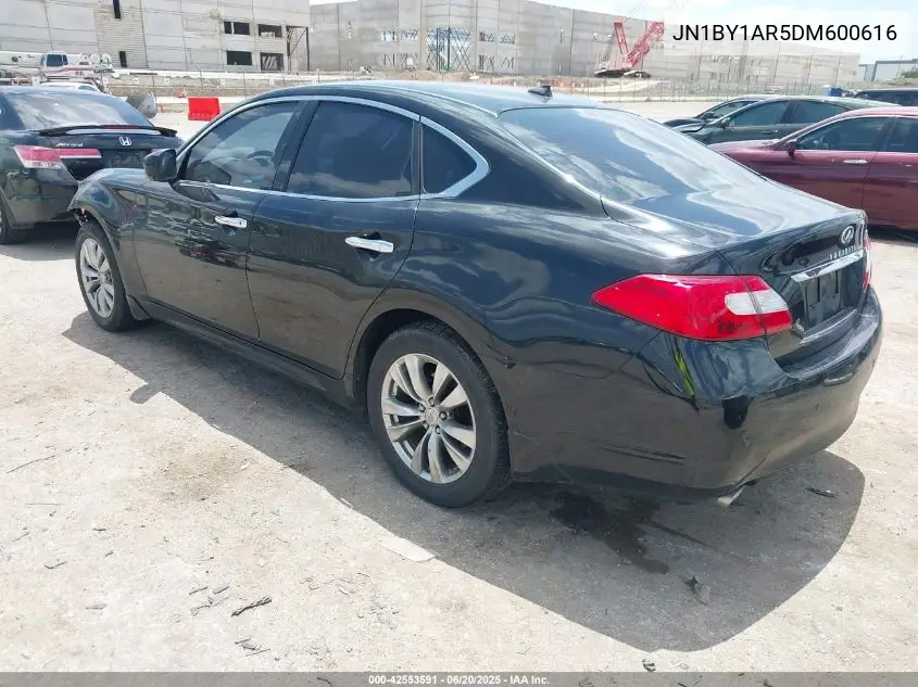 2013 Infiniti M37X VIN: JN1BY1AR5DM600616 Lot: 42553591