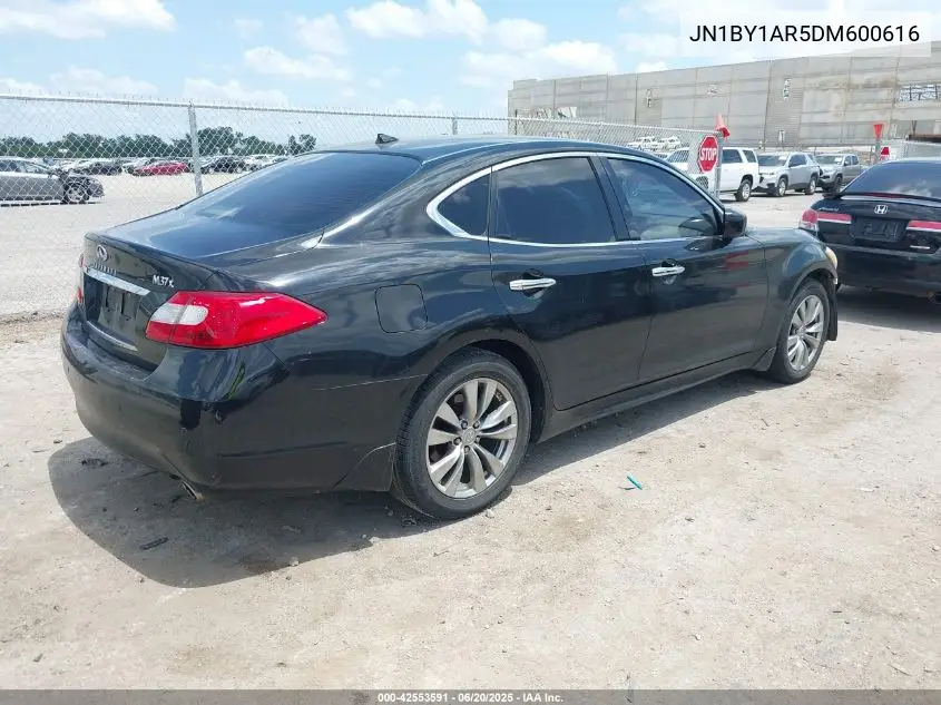 2013 Infiniti M37X VIN: JN1BY1AR5DM600616 Lot: 42553591