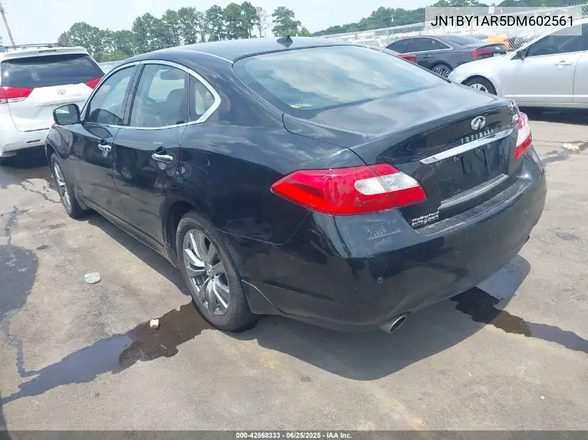 2013 Infiniti M37X VIN: JN1BY1AR5DM602561 Lot: 42568333