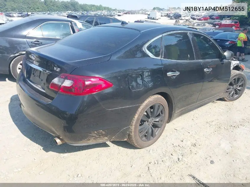 2013 Infiniti M37 VIN: JN1BY1AP4DM512655 Lot: 42572073