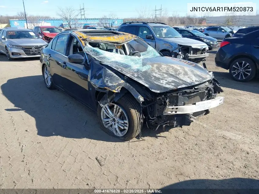 2015 Infiniti Q40 VIN: JN1CV6AR1FM520873 Lot: 41676828