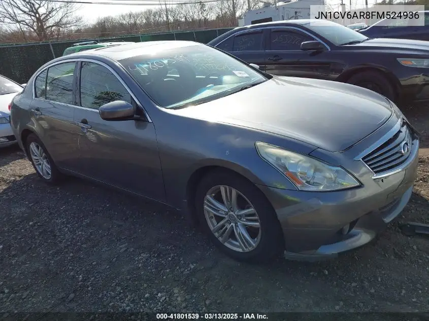 2015 Infiniti Q40 VIN: JN1CV6AR8FM524936 Lot: 41801539