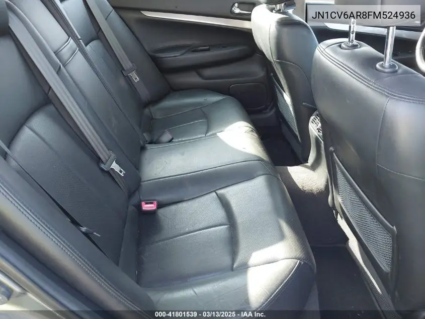 2015 Infiniti Q40 VIN: JN1CV6AR8FM524936 Lot: 41801539