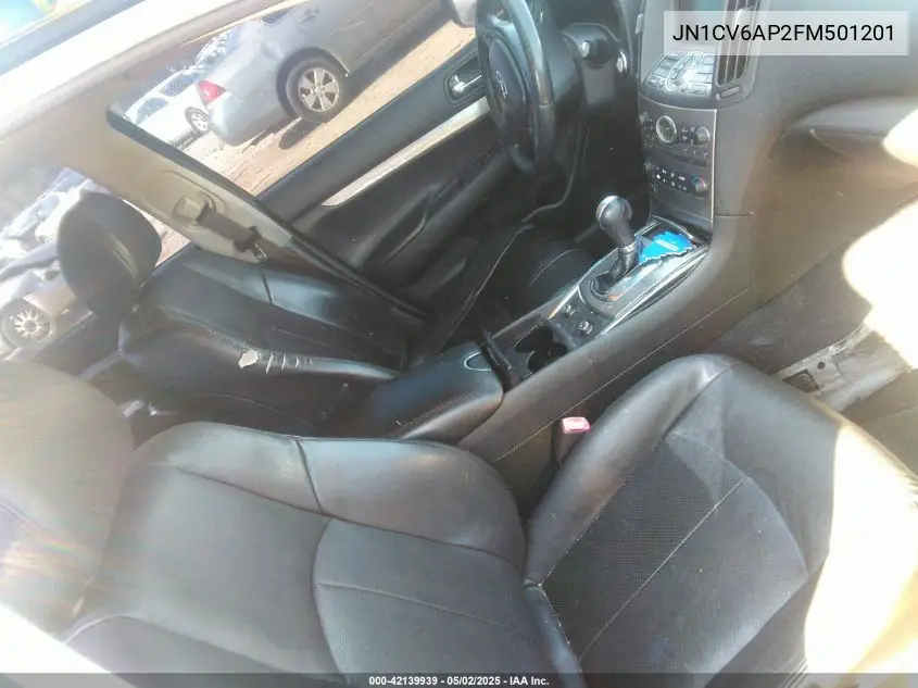 2015 Infiniti Q40 VIN: JN1CV6AP2FM501201 Lot: 42139939