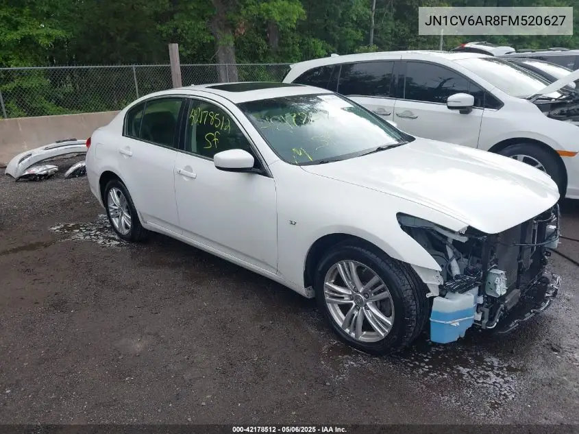 2015 Infiniti Q40 VIN: JN1CV6AR8FM520627 Lot: 42178512