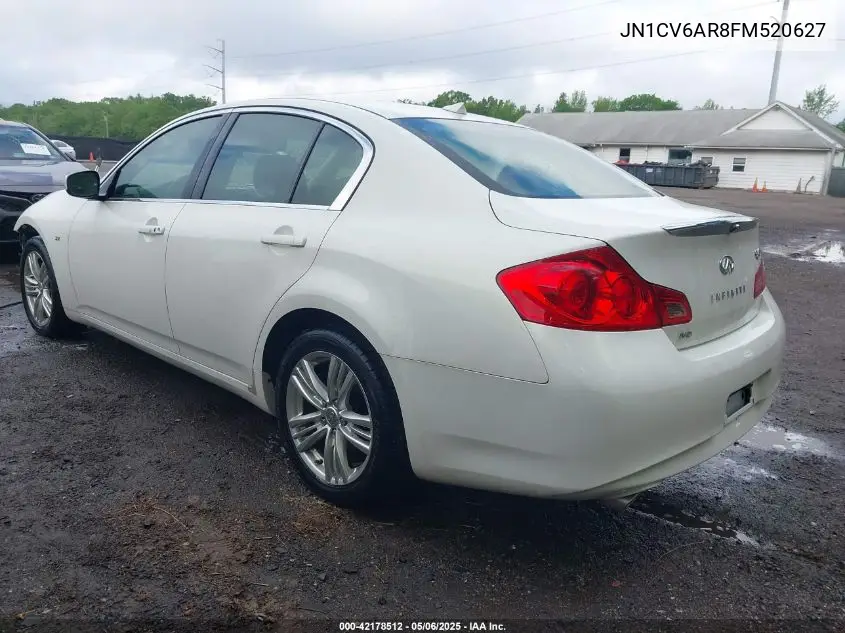 2015 Infiniti Q40 VIN: JN1CV6AR8FM520627 Lot: 42178512