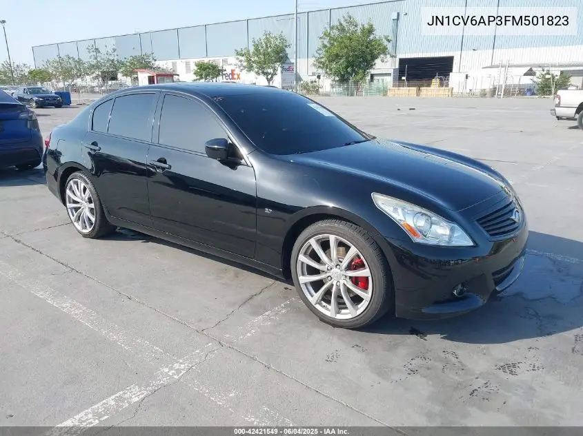 2015 Infiniti Q40 VIN: JN1CV6AP3FM501823 Lot: 42421549