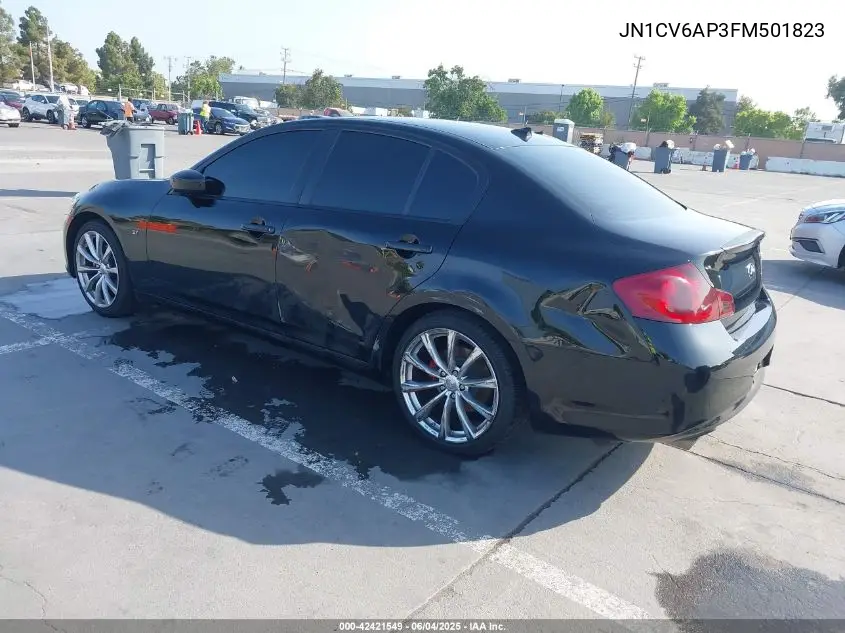 2015 Infiniti Q40 VIN: JN1CV6AP3FM501823 Lot: 42421549