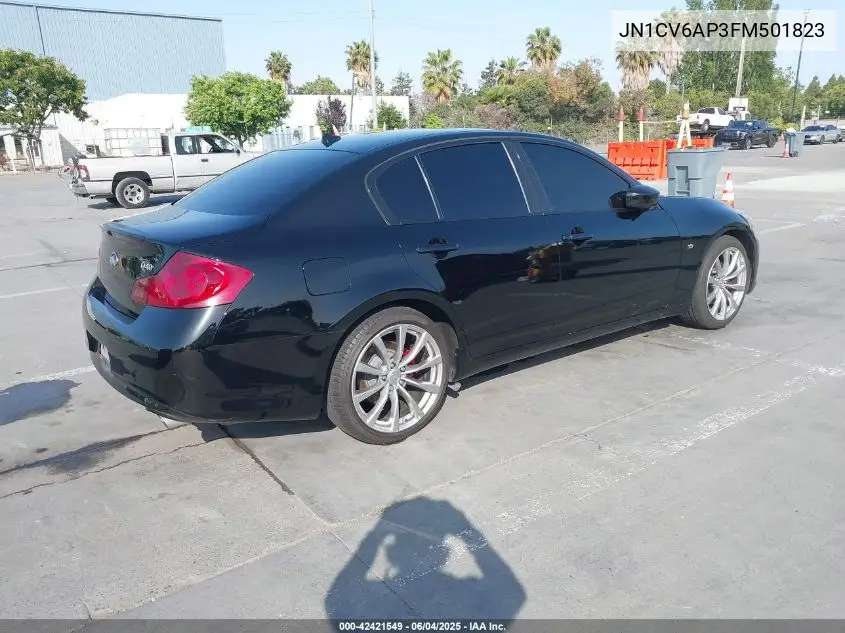 2015 Infiniti Q40 VIN: JN1CV6AP3FM501823 Lot: 42421549