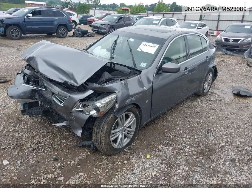 2015 Infiniti Q40 VIN: JN1CV6ARXFM523089 Lot: 42426487