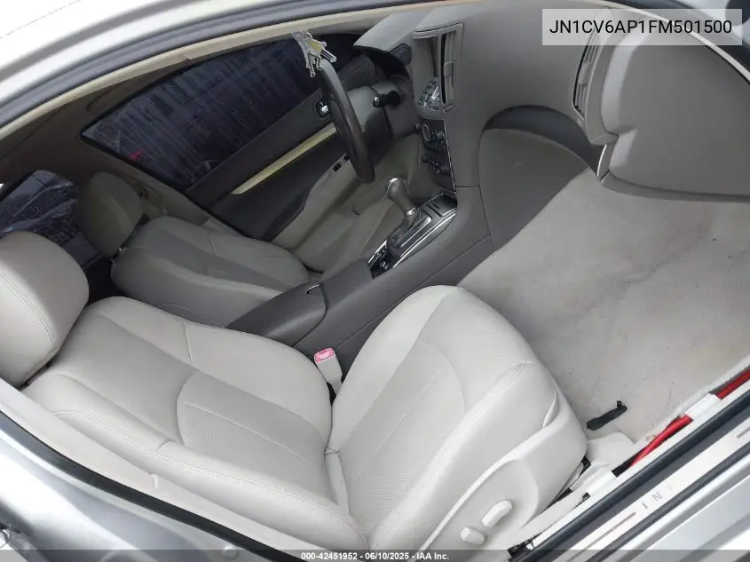 2015 Infiniti Q40 VIN: JN1CV6AP1FM501500 Lot: 42451952