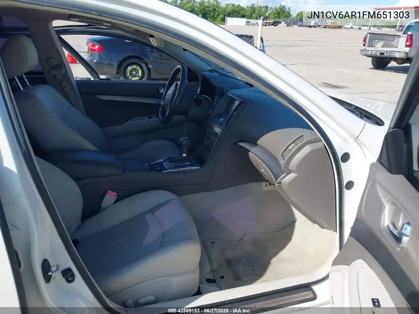 2015 Infiniti Q40 VIN: JN1CV6AR1FM651303 Lot: 42569153
