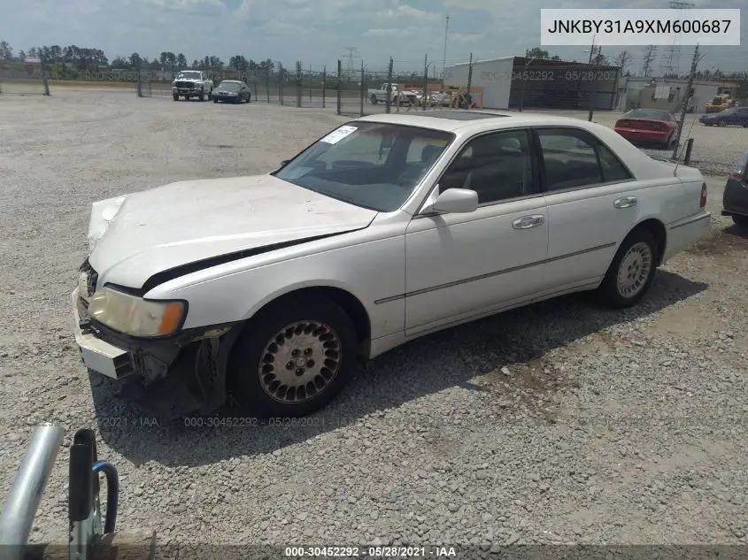 1999 Infiniti Q45 Touring VIN: JNKBY31A9XM600687 Lot: 30452292