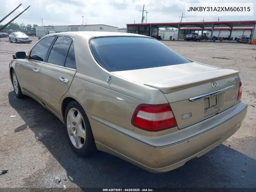 1999 Infiniti Q45 Touring VIN: JNKBY31A2XM606315 Lot: 42075351